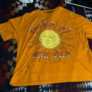 Large orange Shein t- shirt